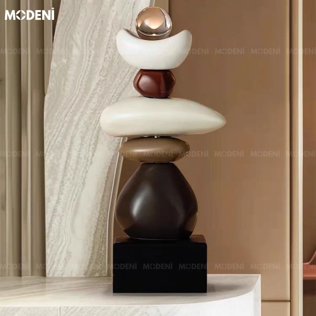 Tượng Balance Nghệ Thuật Hiện Đại – Biểu Tượng Nền Tảng Thành Công – Decor Bàn Làm Việc & Không Gian Thiết Kế Tối Giản