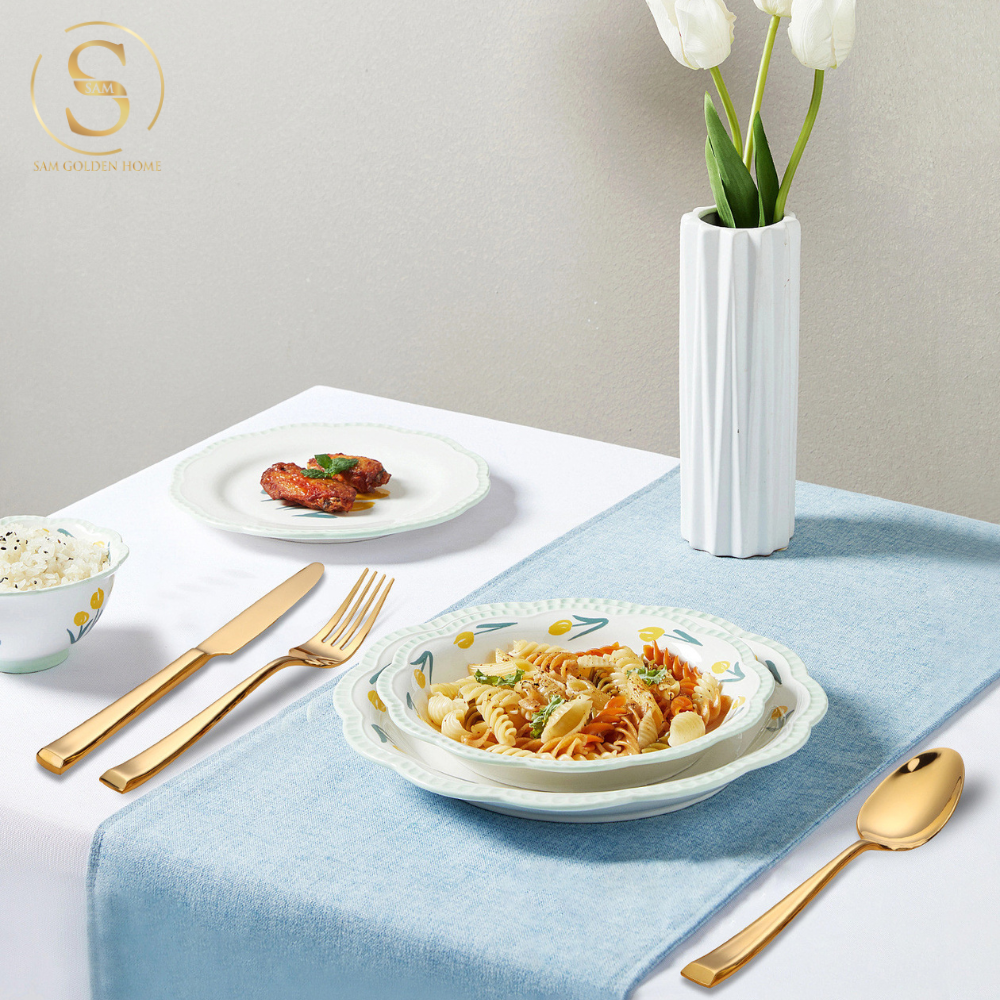 Dao Muỗng Nĩa Trier Vàng Gold Cao Cấp Sang Trọng (LẺ)