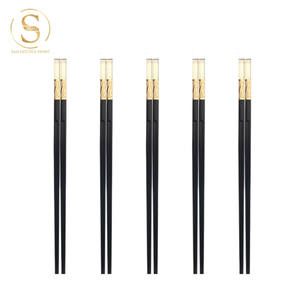 Set Đũa Amber Black Cao Cấp Sang Trọng