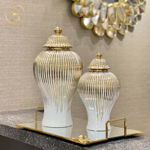  Bình Hoa Gốm Sứ Ivy 