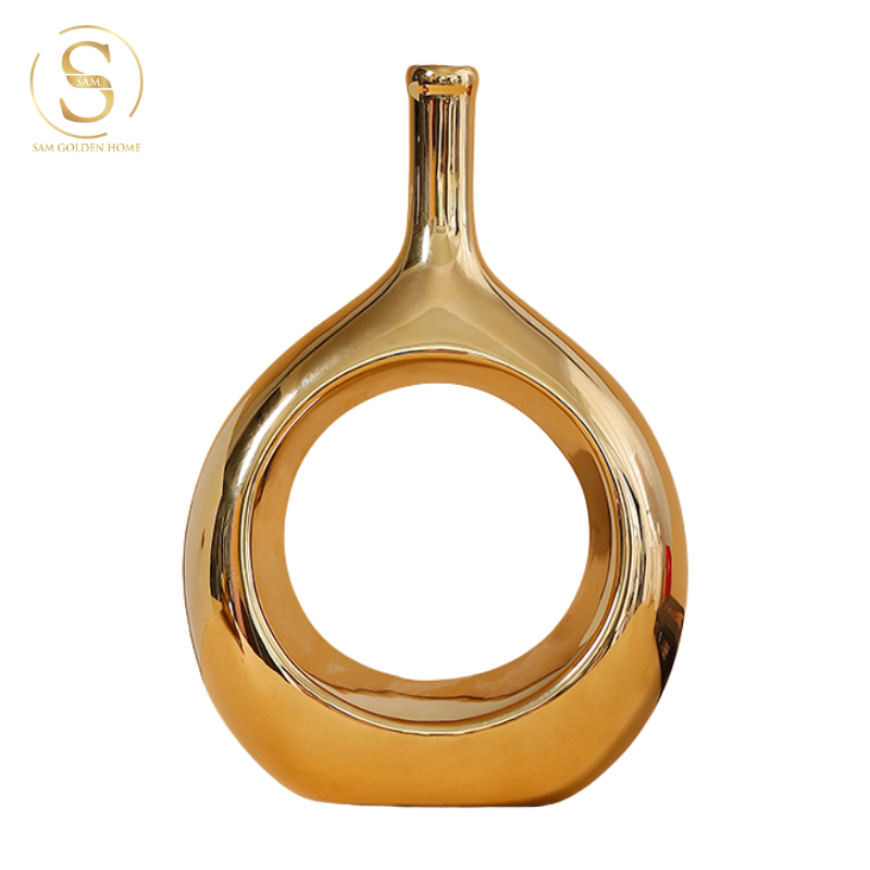Set 2 Bình Hoa Gốm Sứ Flamingo