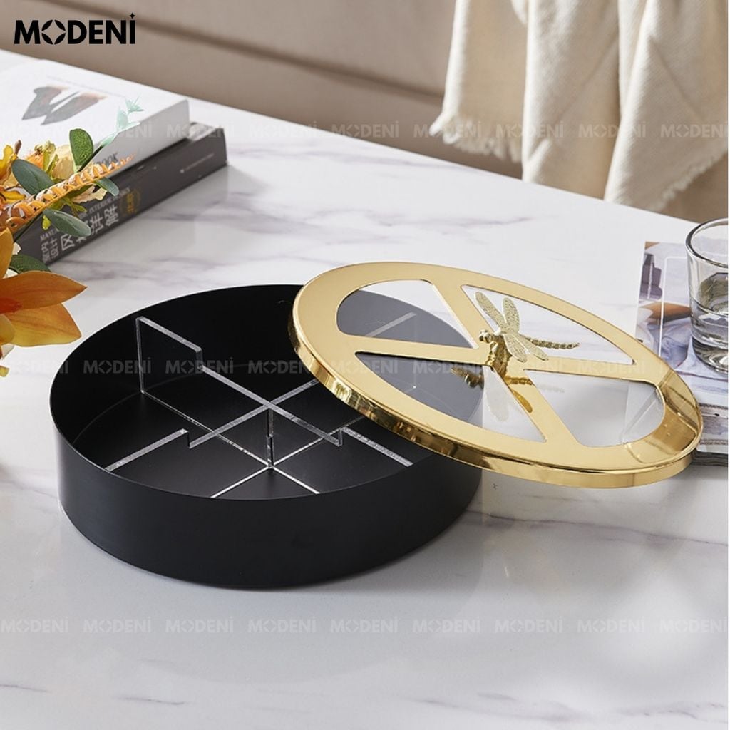 Khay Mứt Tết BlackGold Glory Cao Cấp Sang Trọng