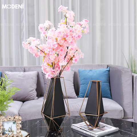  Bình Hoa Dynasphere Thủy Tinh Cao Cấp Phong Cách Châu Âu Hiện Đại 