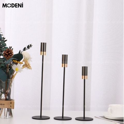  Chân nến Merrick Black Cao Cấp Sang Trọng 