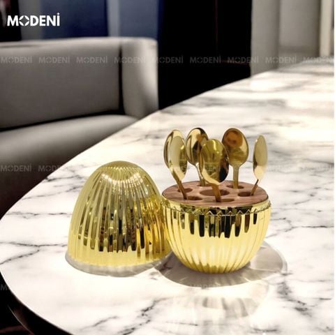  Bộ Đựng Muỗng Nĩa Sienna Golden Sang Trọng Cao Cấp 