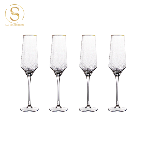  Ly Sâm Panh Champagne Ice Glute Gold Cao Cấp Sang Trọng 