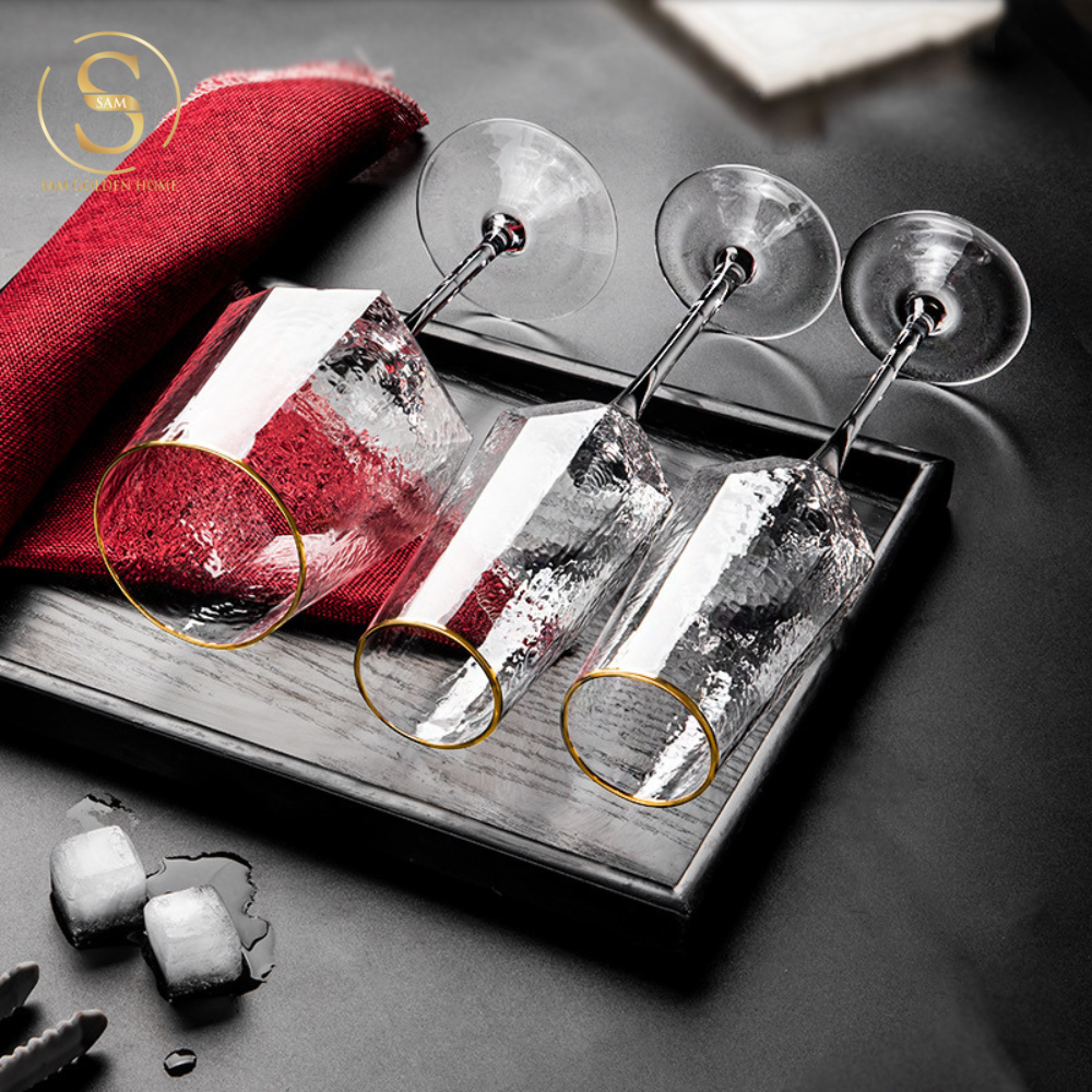 Ly Vang Champagne  Ice Liqueur Gold Cao Cấp Sang Trọng