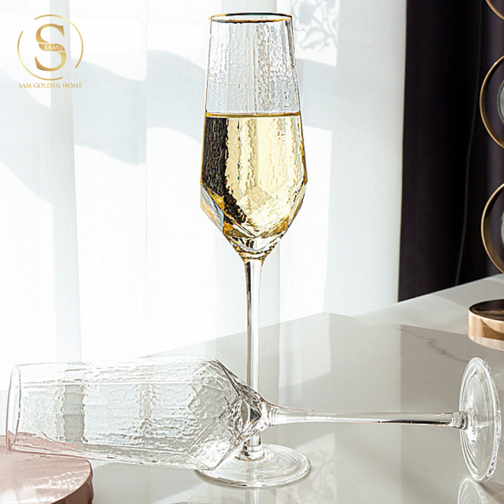 Ly Vang Champagne  Ice Liqueur Gold Cao Cấp Sang Trọng