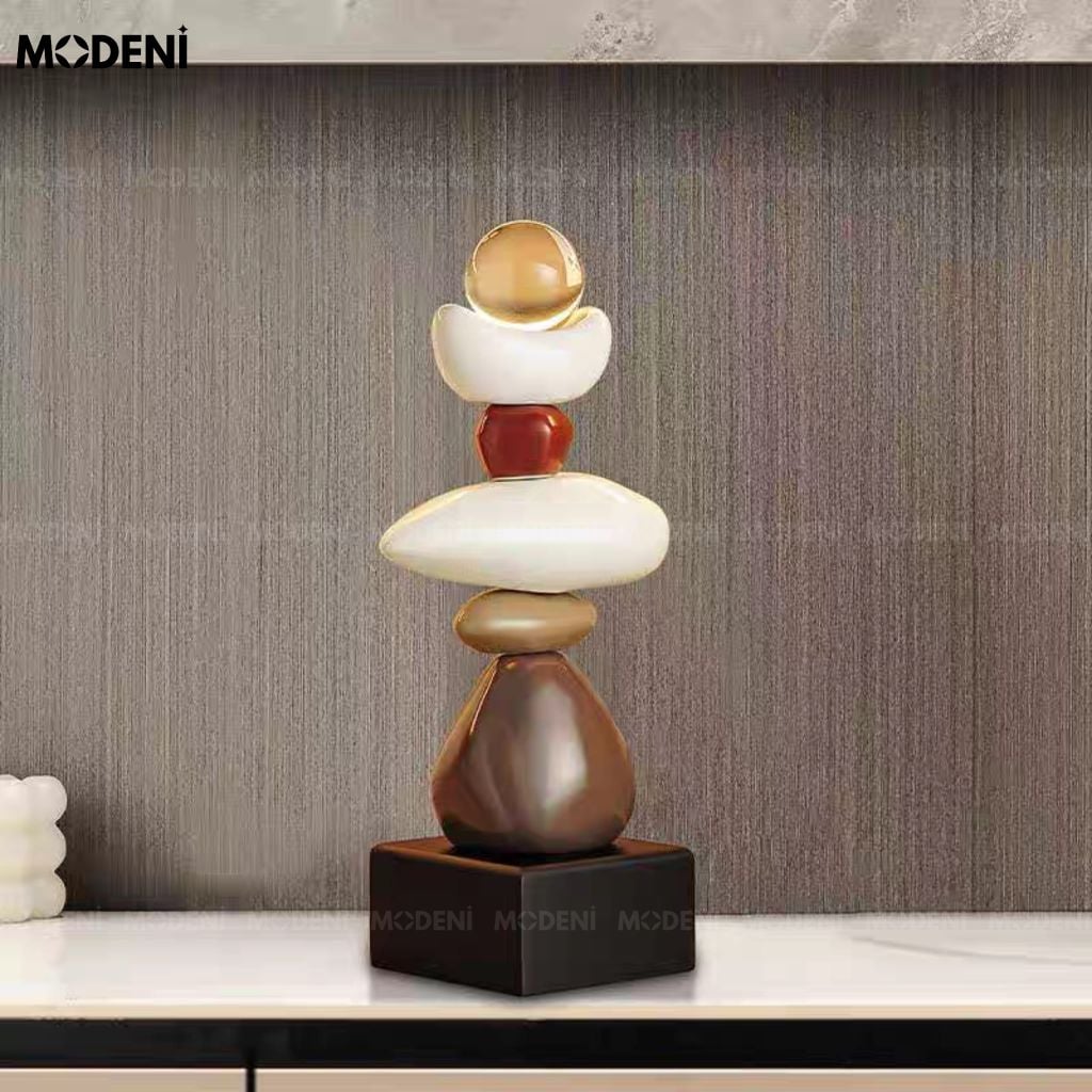 Tượng Balance Nghệ Thuật Hiện Đại – Biểu Tượng Nền Tảng Thành Công – Decor Bàn Làm Việc & Không Gian Thiết Kế Tối Giản