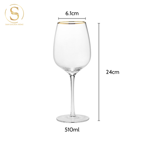  Ly Uống Rượu Vang Puri Liqueur Cao Cấp Sang Trọng 