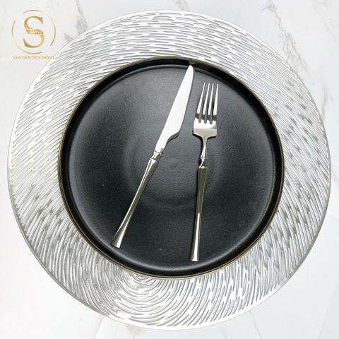 Bộ Dao Muỗng Nĩa Silver Cutlery Inox Cao Cấp Sang Trọng