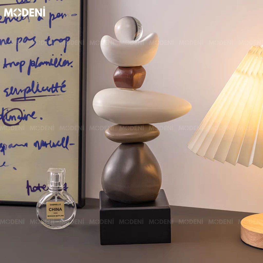 Tượng Balance Nghệ Thuật Hiện Đại – Biểu Tượng Nền Tảng Thành Công – Decor Bàn Làm Việc & Không Gian Thiết Kế Tối Giản