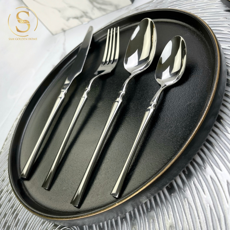 Dao Muỗng Nĩa Silver Cutlery Inox Cao Cấp Sang Trọng (LẺ)