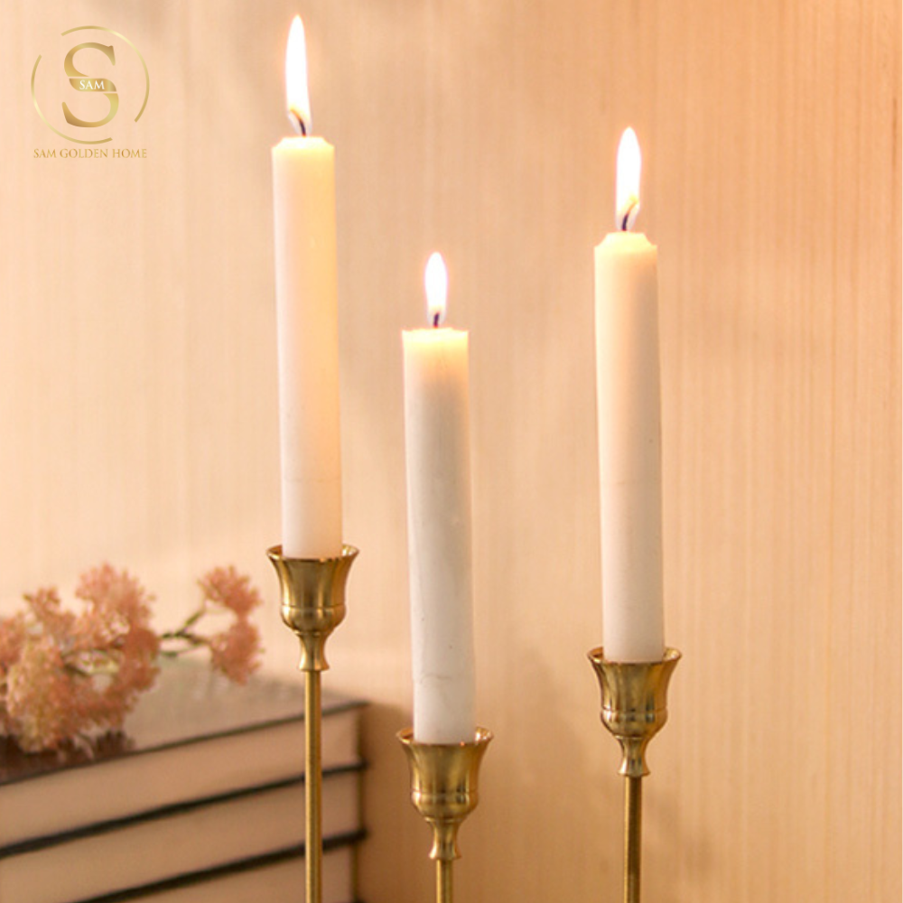 Chân Nến Đế Nến Cielo Mạ Vàng Cao Cấp Sang Trọng Cổ Điển