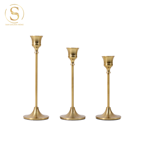  Chân Nến Đế Nến Cielo Mạ Vàng Cao Cấp Sang Trọng Cổ Điển 