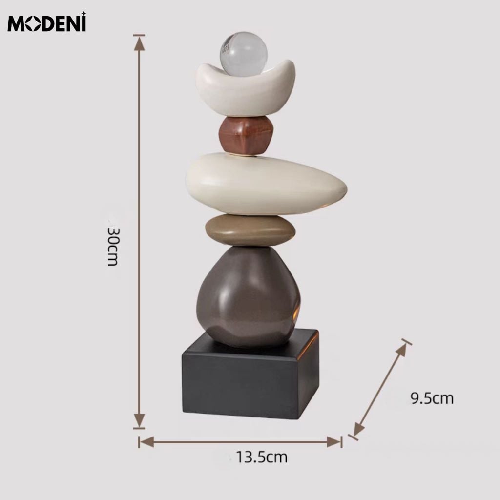 Tượng Balance Nghệ Thuật Hiện Đại – Biểu Tượng Nền Tảng Thành Công – Decor Bàn Làm Việc & Không Gian Thiết Kế Tối Giản