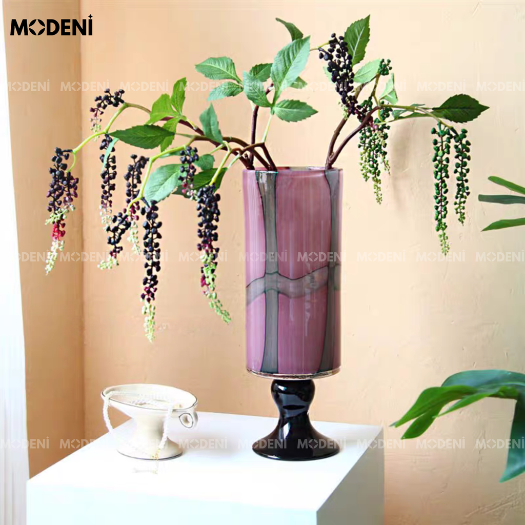BÌnh Hoa Thủy Tinh Botanic Nghệ Thuật Hiện Đại