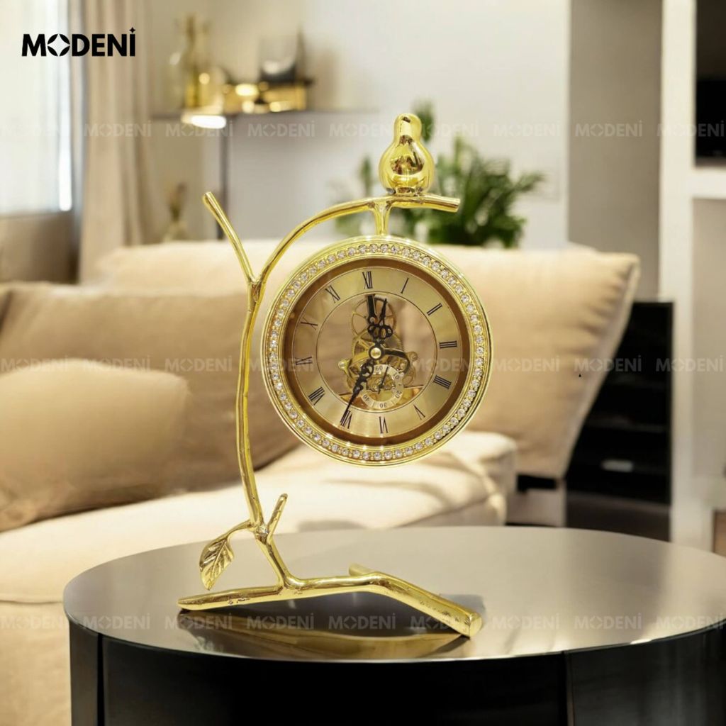 Đồng Hồ Nhánh Cây Chim Khuyên Vàng Gold Cao Cấp Sang Trọng