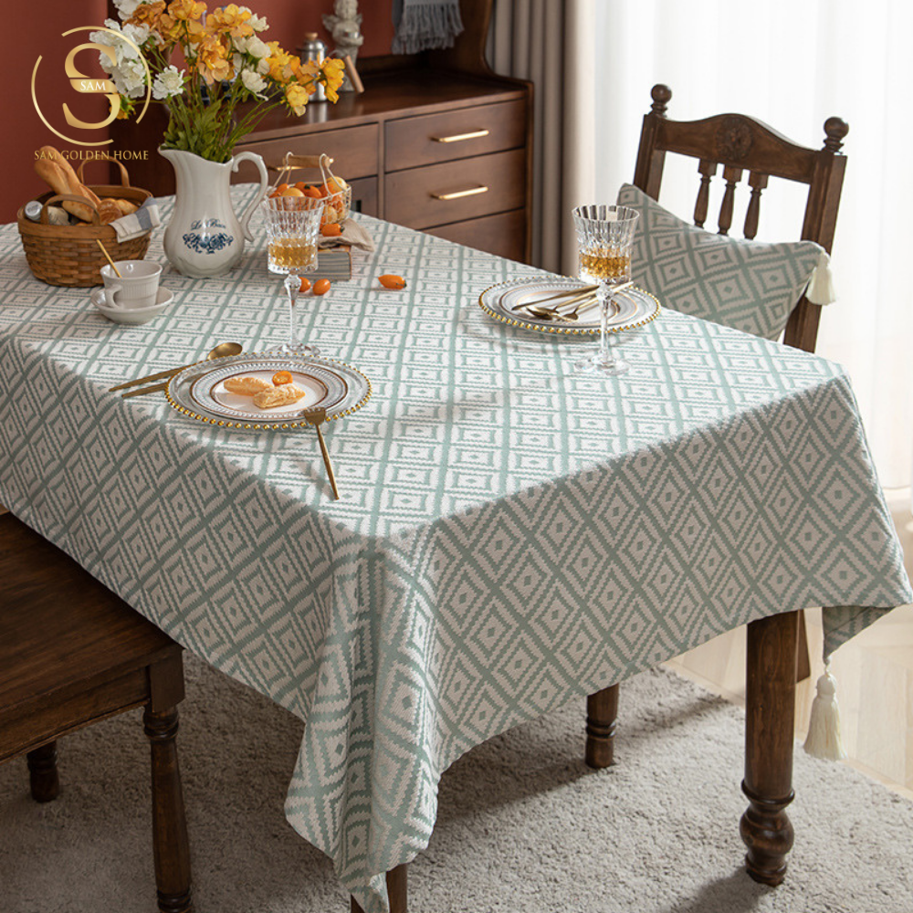 Khăn Trải Bàn Table Runner Friday Chống Thấm Nước Sang Trọng Cao Cấp