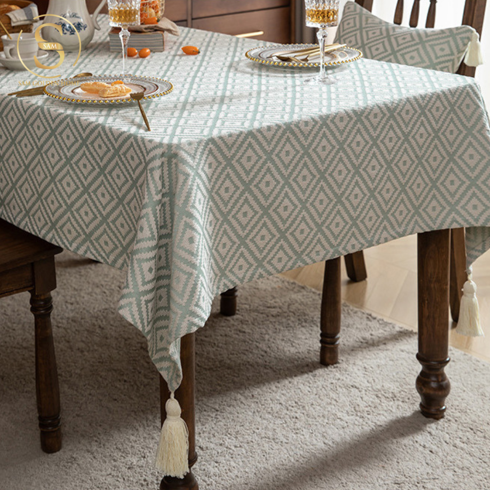 Khăn Trải Bàn Table Runner Friday Chống Thấm Nước Sang Trọng Cao Cấp