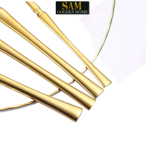 Bộ Dao Muỗng Nĩa Golden Cutlery Inox Cao Cấp Sang Trọng