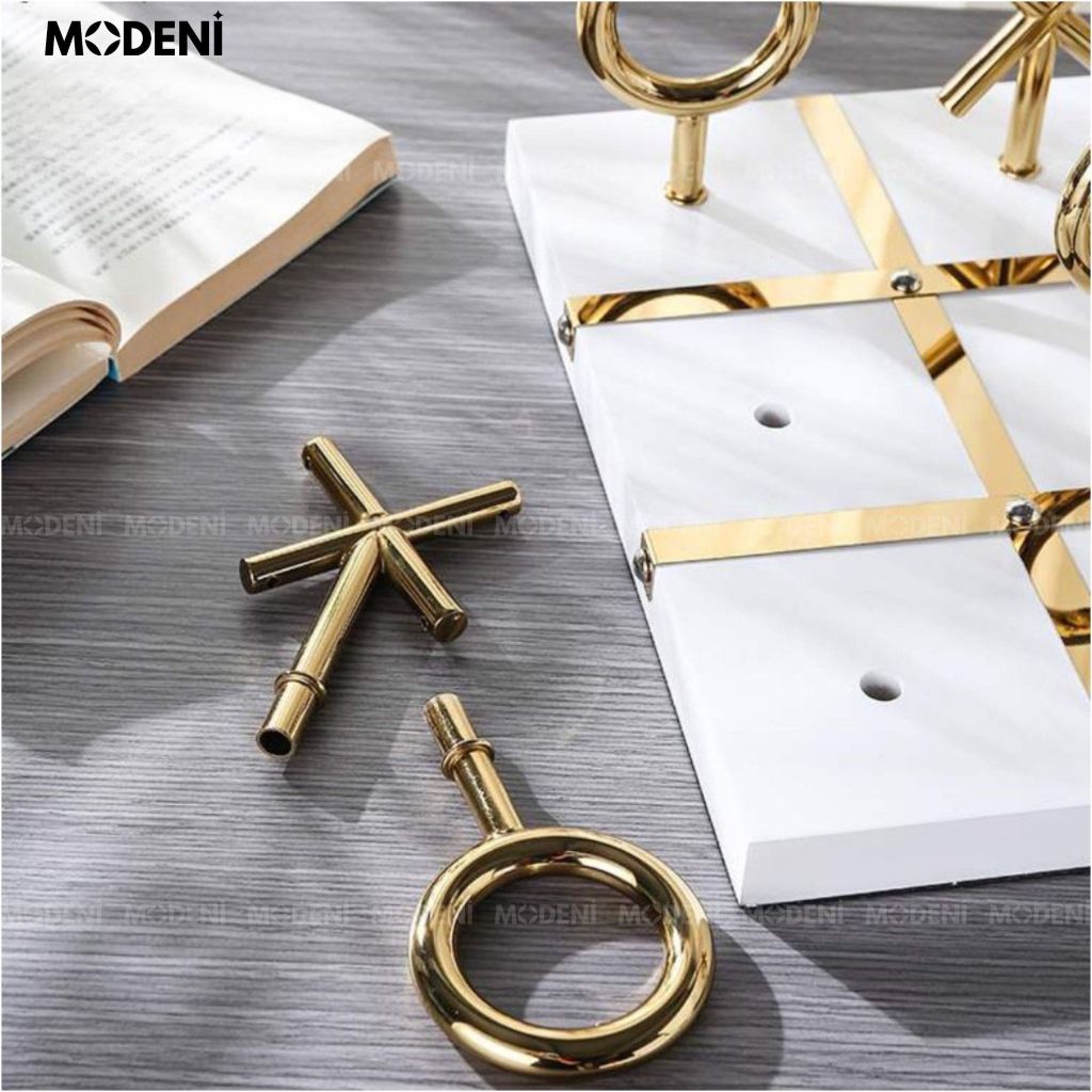 Bàn Cờ Caro Cao Cấp Sang Trọng Màu Trắng – Nước Đi Đẳng Cấp – Món Quà Độc Đáo Decor Lý Tưởng