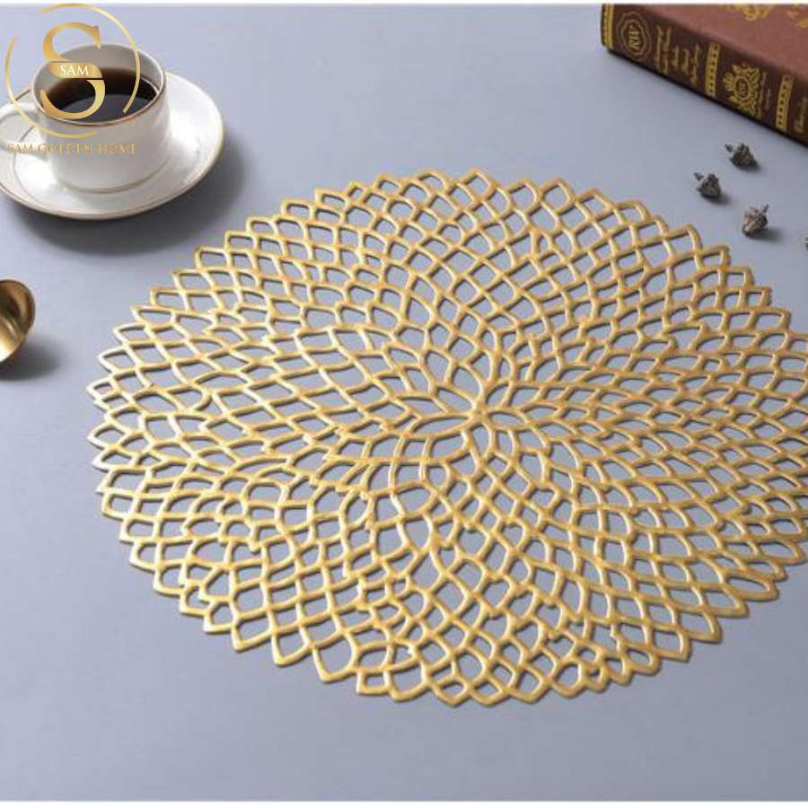 Placemat Lót Bàn Flora Độc Đáo Sang Trọng Phong Cách Châu Âu