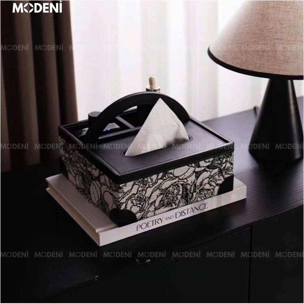 Hộp Khăn Giấy Đa Năng Kellan Cao Cấp - Dệt Jacquard Sắc Xảo, Món Decor Lý Tưởng Cho Không Gian Hiện Đại