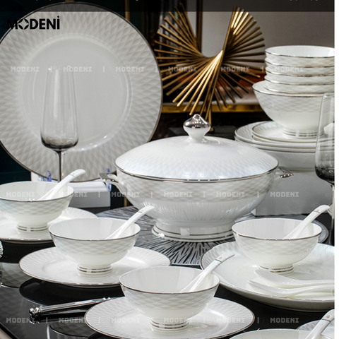  Bộ Chén Đĩa Pristine Phong Cách Cao Cấp Sang Trọng 