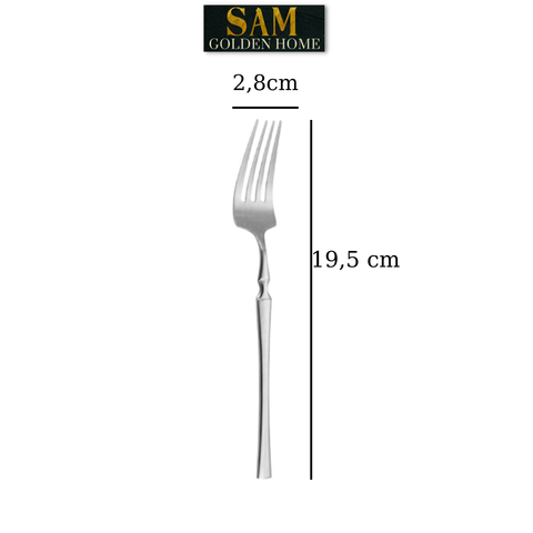 Bộ Dao Muỗng Nĩa Silver Cutlery Inox Cao Cấp Sang Trọng