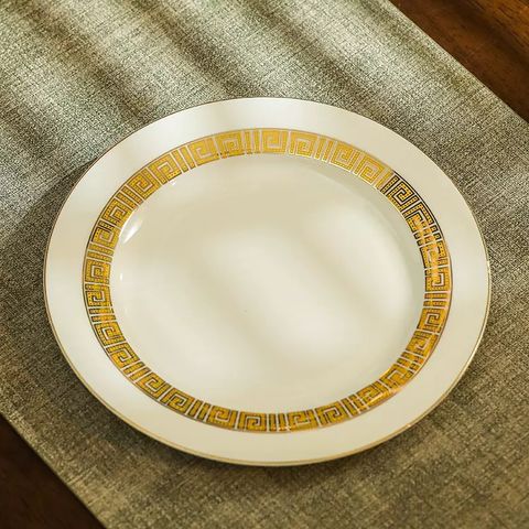  Đĩa Nông 20.5 Trevi Viền Vàng Sang Trọng Phong Cách Bắc Âu 