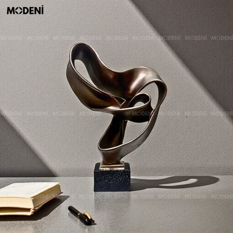 Tượng nghệ thuật Odel Brown trừu tượng lượn sóng