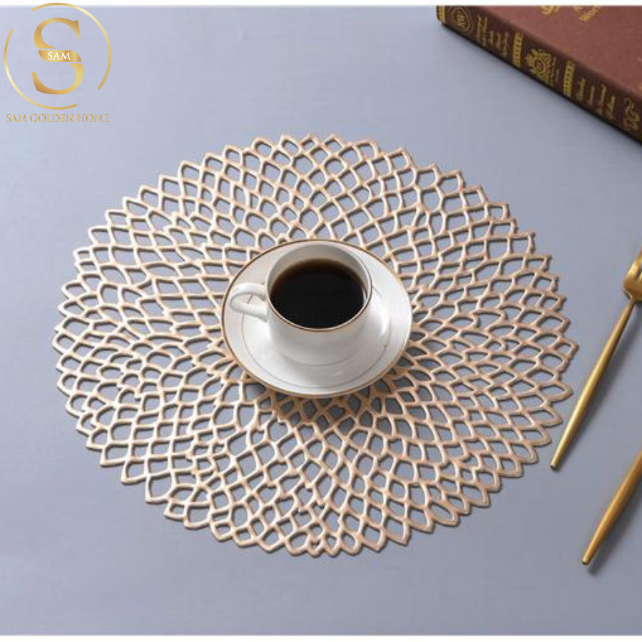 Placemat Lót Bàn Flora Độc Đáo Sang Trọng Phong Cách Châu Âu