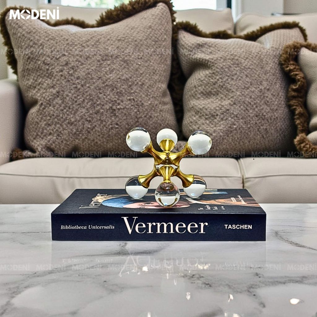 Tượng Atomix Nghệ Thuật Hiện Đại – Khối Xoay Trừu Tượng Cao Cấp – Decor Bàn Làm Việc & Văn Phòng Sáng Tạo