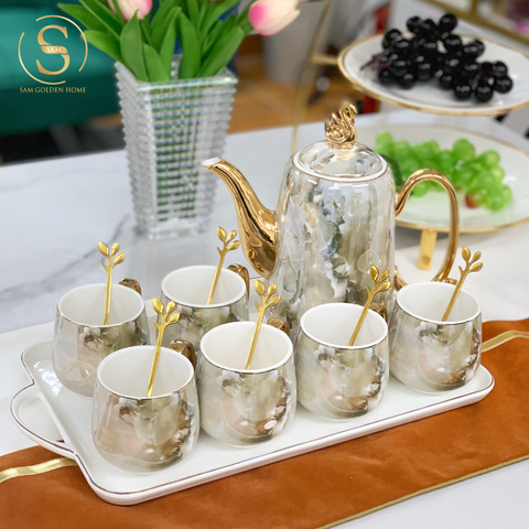 Bộ Ấm Trà Mirage Sam GoldenHome Cao Cấp Sang Trọng 