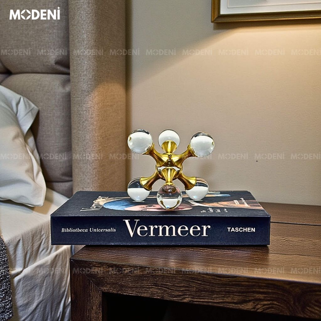 Tượng Atomix Nghệ Thuật Hiện Đại – Khối Xoay Trừu Tượng Cao Cấp – Decor Bàn Làm Việc & Văn Phòng Sáng Tạo