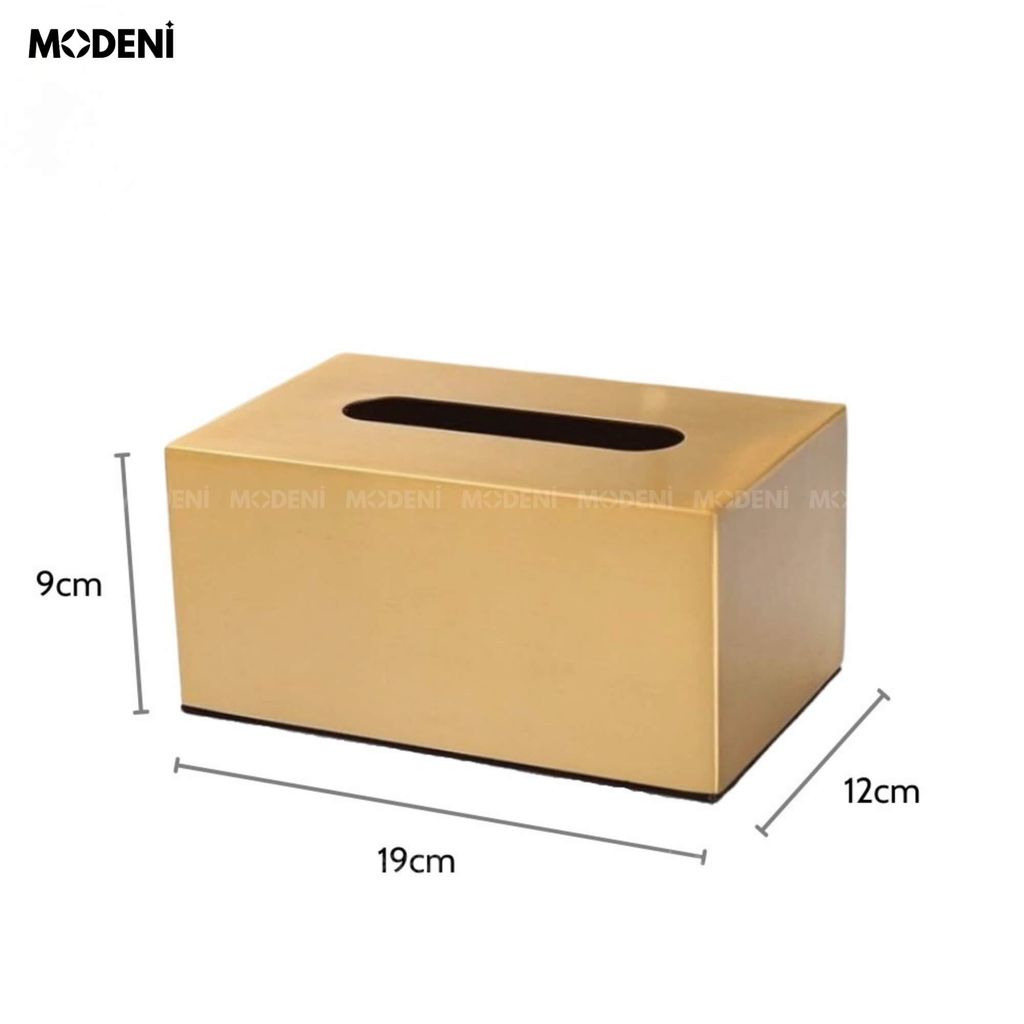 Hộp khăn giấy Coco kim loại mạ vàng nhám cao cấp phối tượng chim hợp kim Modern Luxury cho phòng khách và bàn ăn