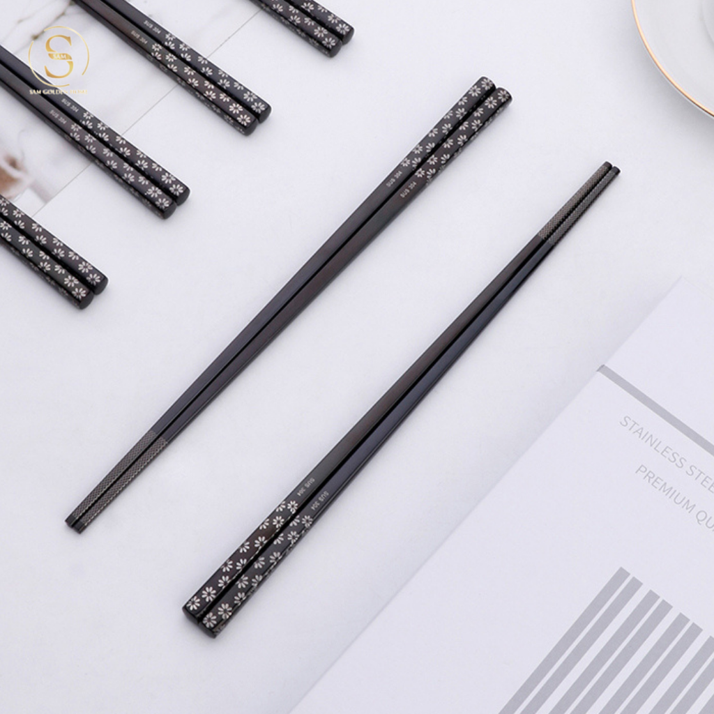 Set Đũa Silas Đen Hiện Đại Sang Trọng Phong Cách Bắc Âu