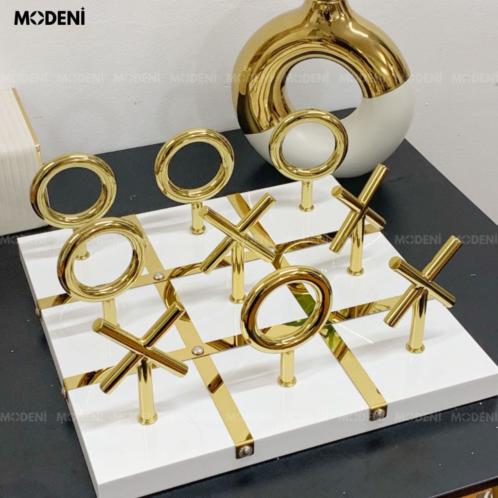 Bàn Cờ Caro Cao Cấp Sang Trọng Màu Trắng – Nước Đi Đẳng Cấp – Món Quà Độc Đáo Decor Lý Tưởng