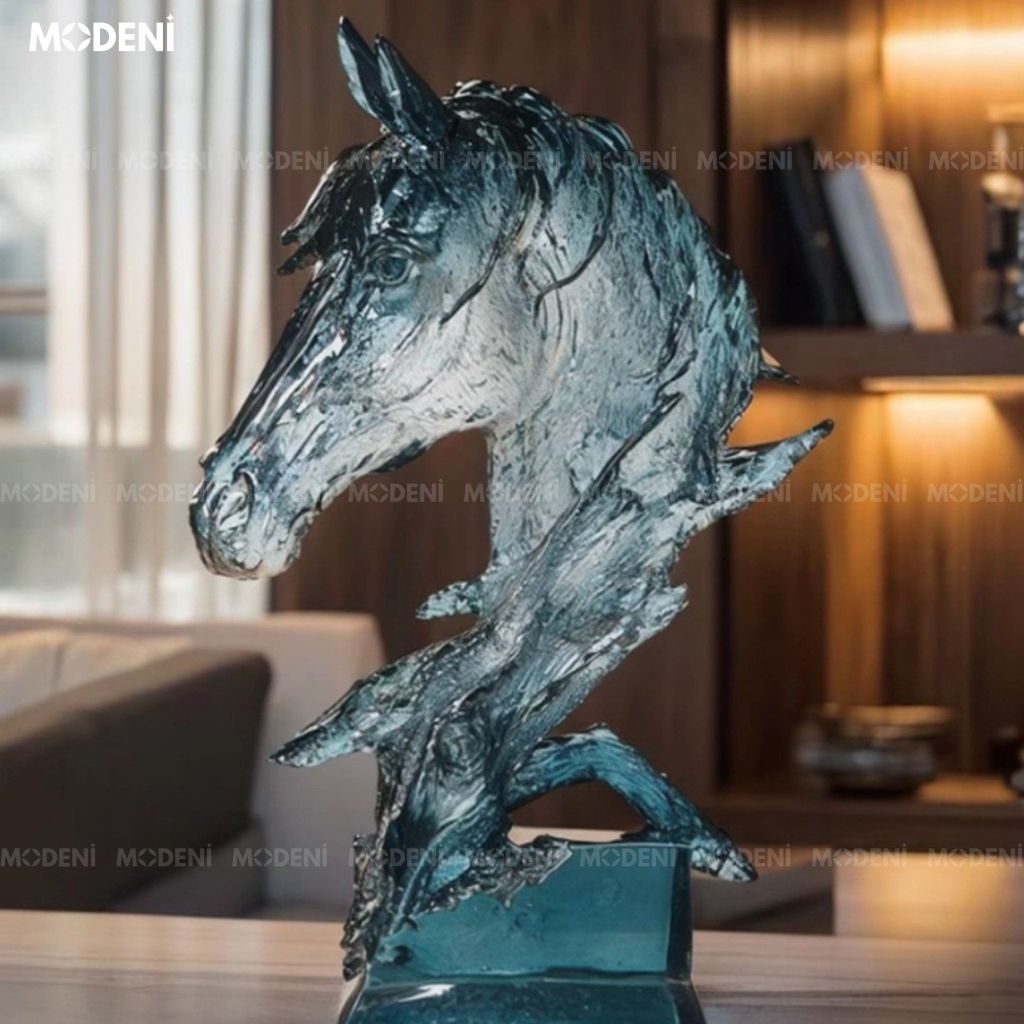 Tượng Ngựa Trang Trí Acacia Cao Cấp – Tượng Decor Đầu Ngựa Nghệ Thuật – Món Quà Tân Gia Lý Tưởng