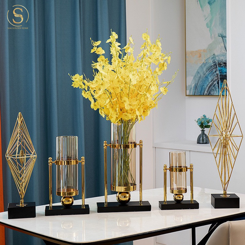  Bình Hoa Thủy Tinh Candlesticks 