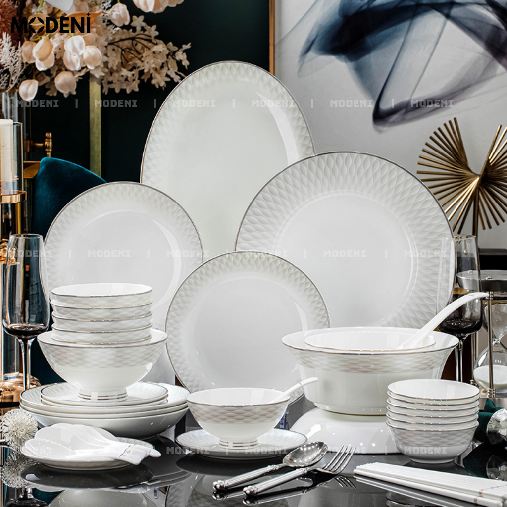 Bộ Chén Đĩa Pristine Phong Cách Cao Cấp Sang Trọng