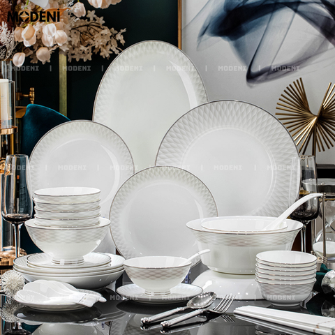  Bộ Chén Đĩa Pristine Phong Cách Cao Cấp Sang Trọng 
