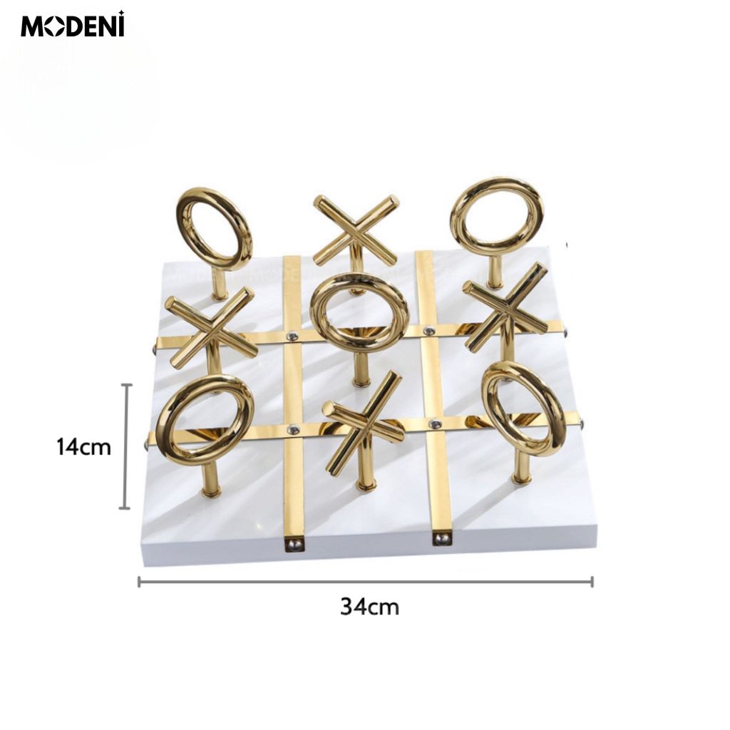 Bàn Cờ Caro Cao Cấp Sang Trọng Màu Trắng – Nước Đi Đẳng Cấp – Món Quà Độc Đáo Decor Lý Tưởng