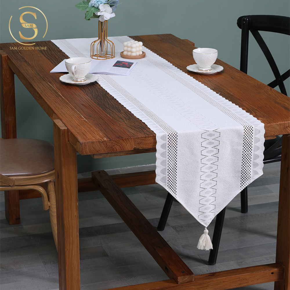 Khăn Trải Bàn Table Runner Dandelion Sang Trọng Cao Cấp