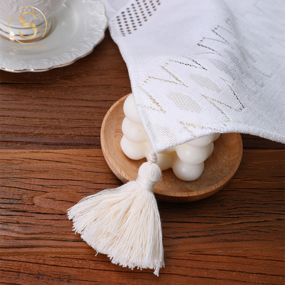 Khăn Trải Bàn Table Runner Dandelion Sang Trọng Cao Cấp