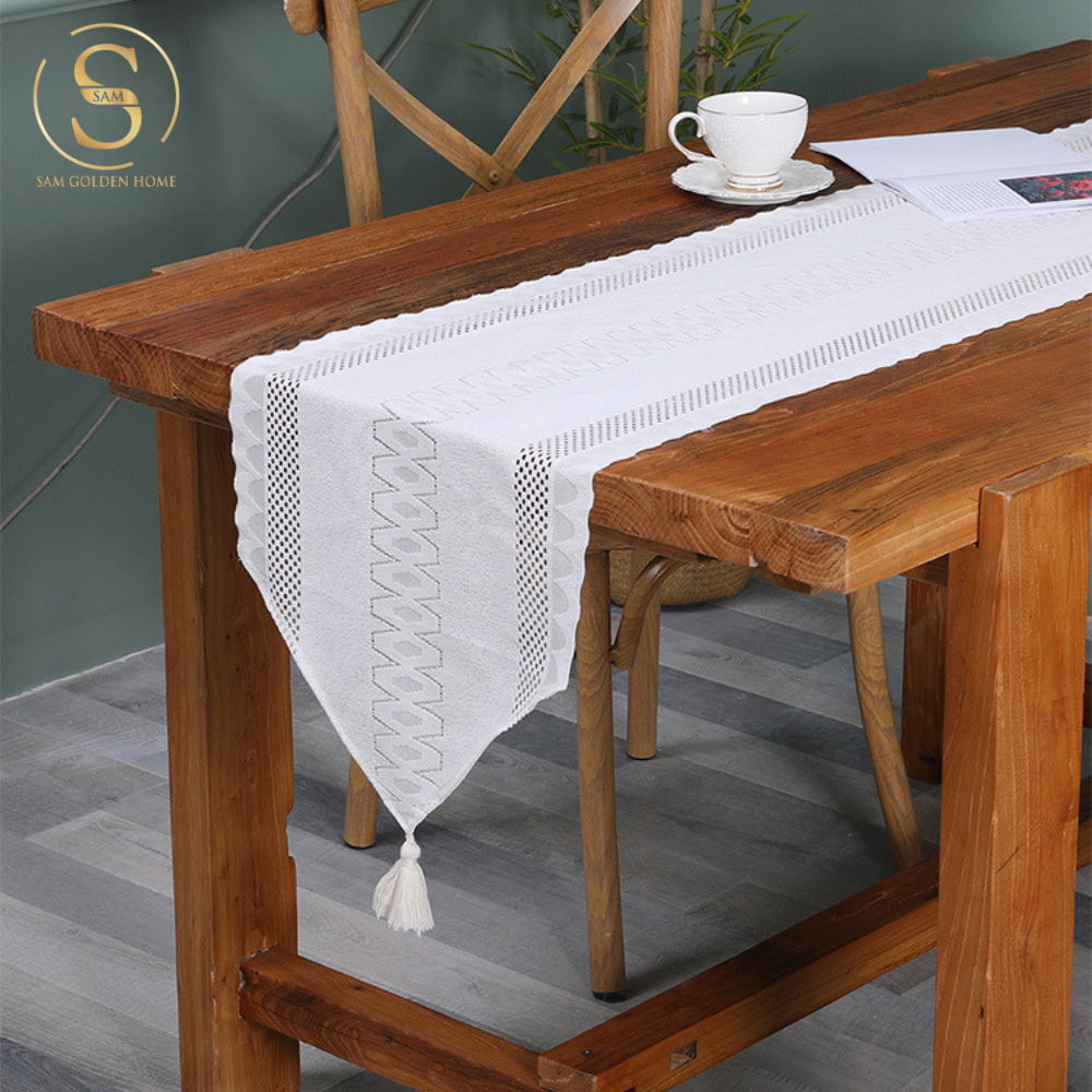 Khăn Trải Bàn Table Runner Dandelion Sang Trọng Cao Cấp