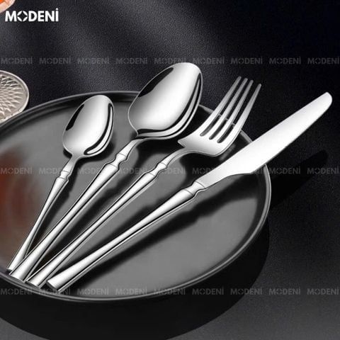 Bộ Dao Muỗng Nĩa Silver Cutlery Inox Cao Cấp Sang Trọng