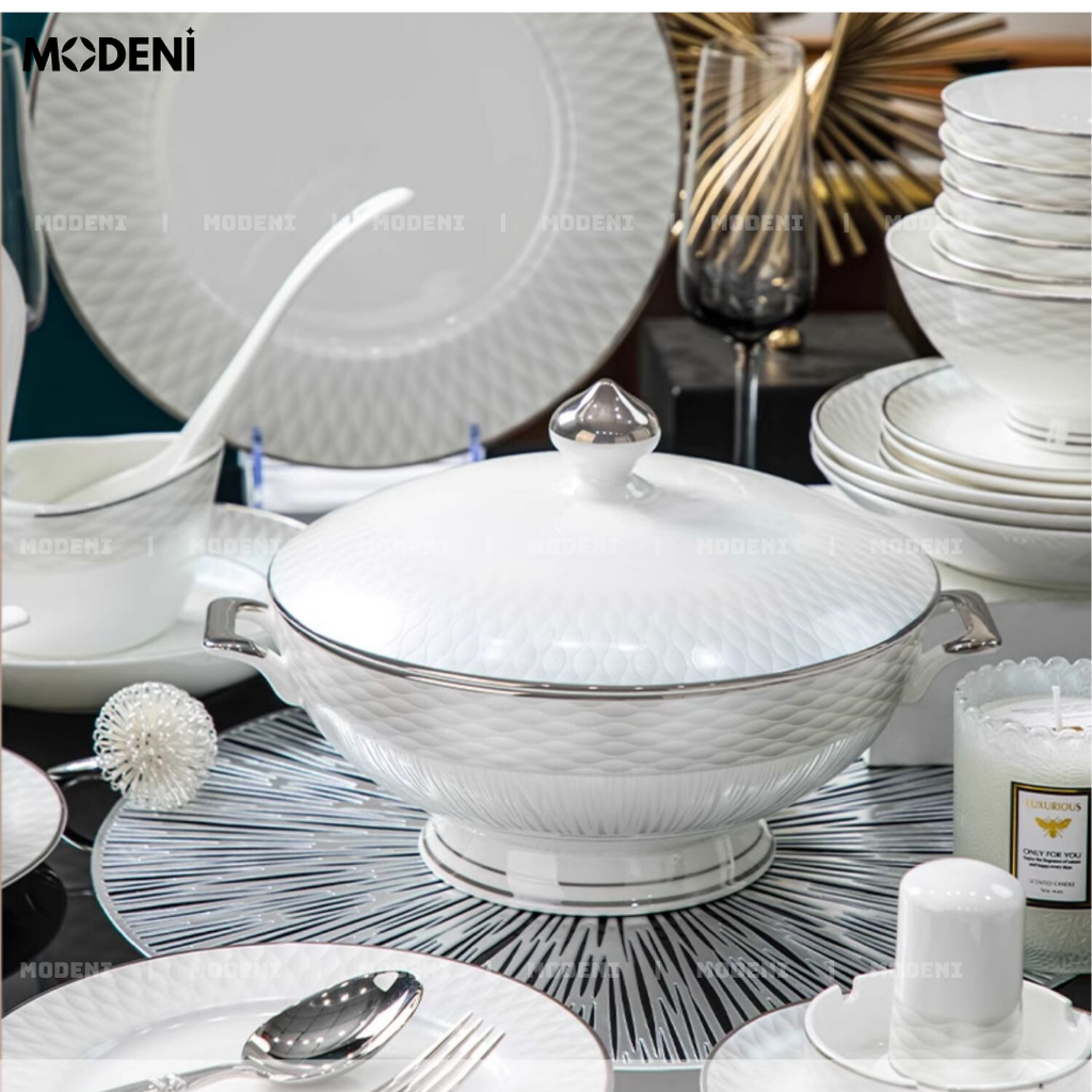 Bộ Chén Đĩa Pristine Phong Cách Cao Cấp Sang Trọng