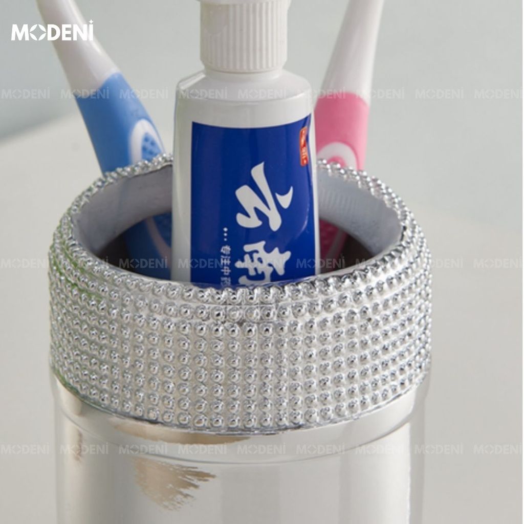 Bộ Đồ Dùng Nhà Tắm Kiera Silver Sang Trọng Cao Cấp